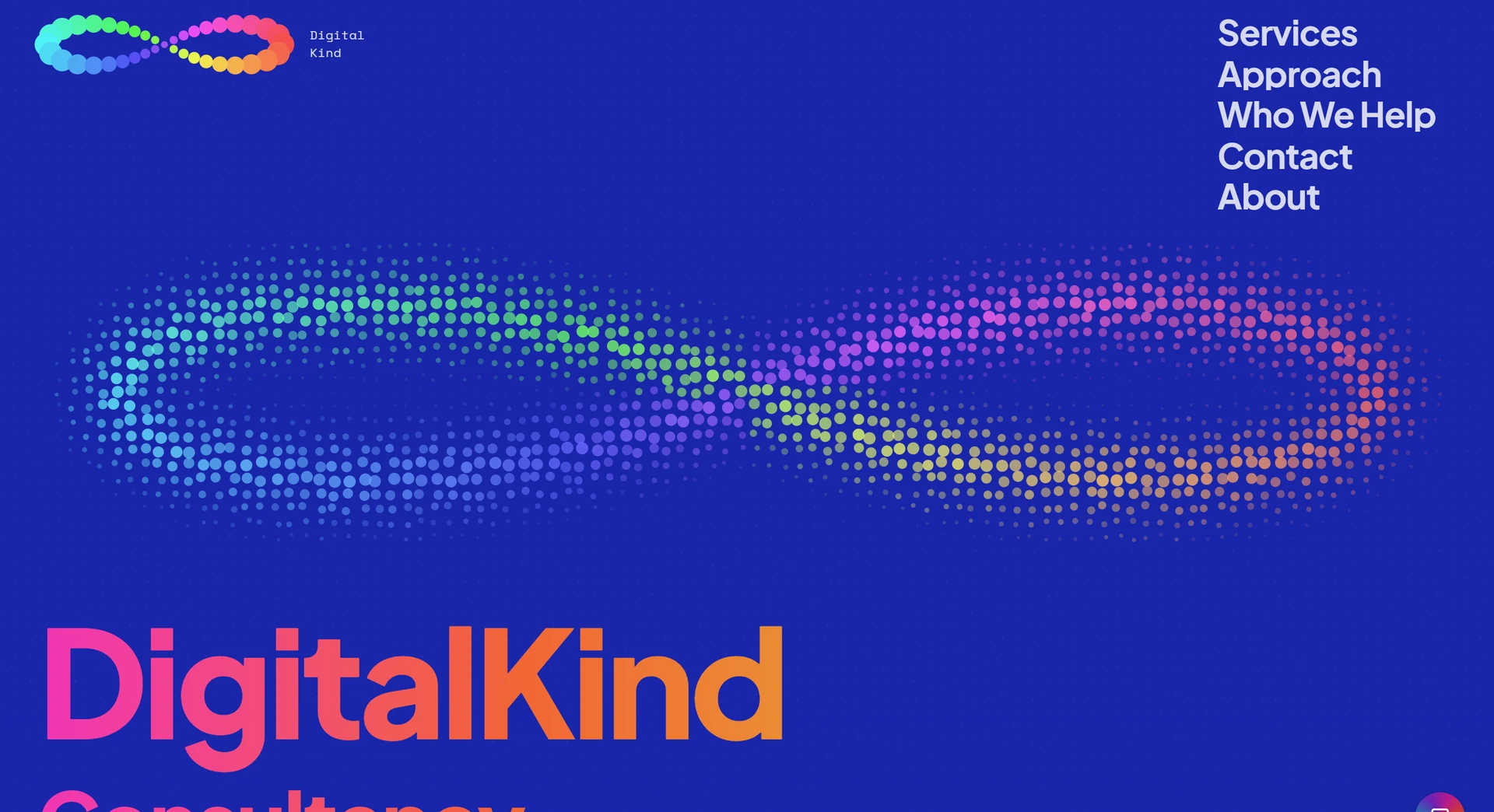 Web de DigitalKind, consultoría digital en Irlanda