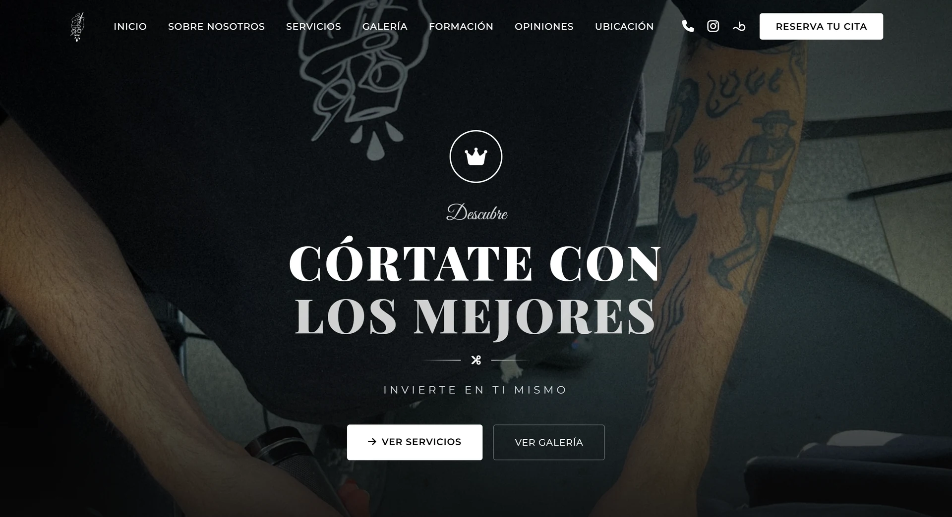 Web de El Pisito Barbershop, barbería en Sant Joan d'Alacant