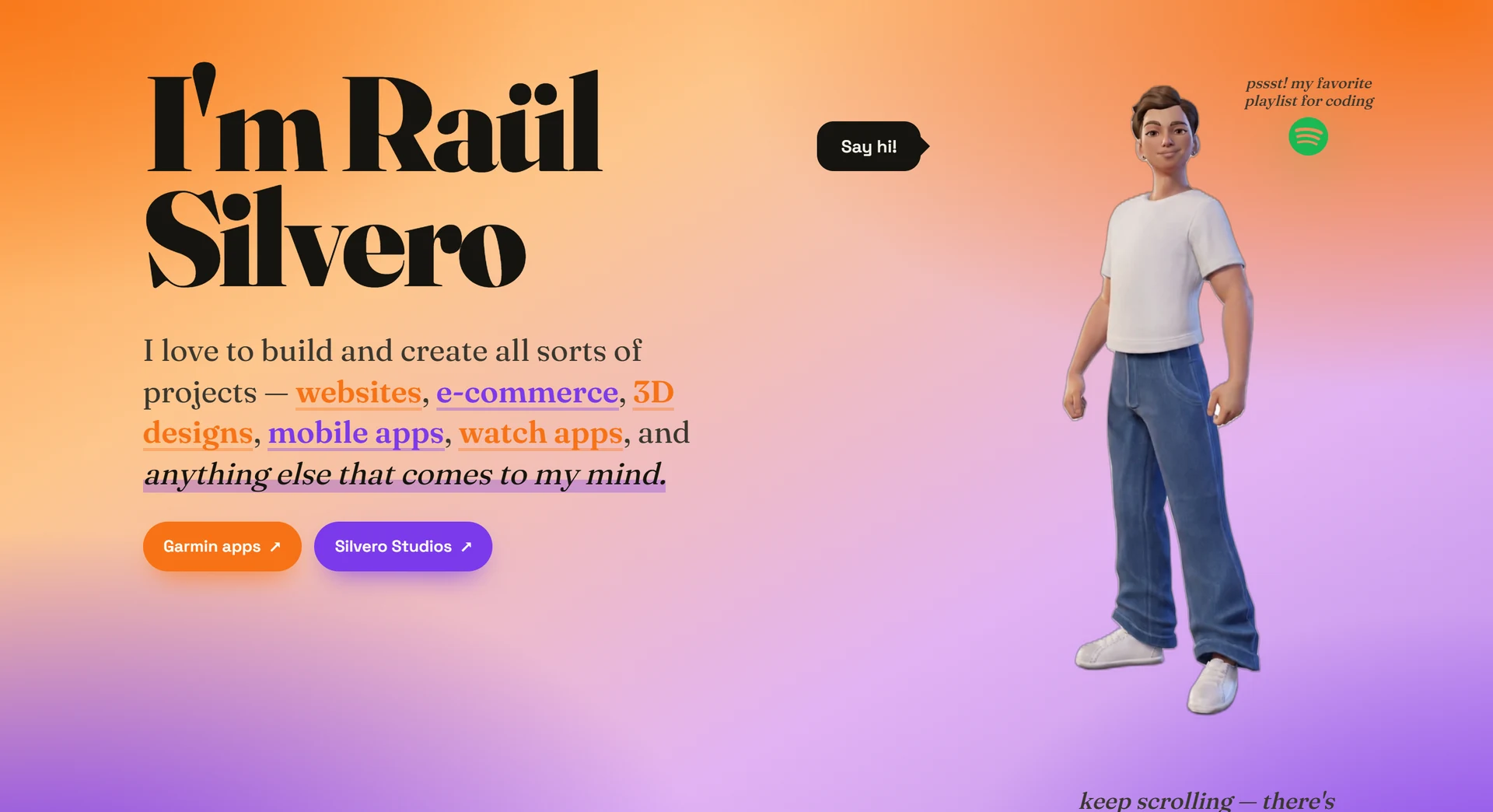 Portfolio de Raül Silvero, diseñador y desarrollador web